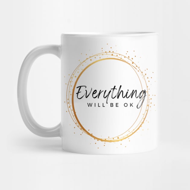 Everything Will be Okay Anti Anxiety Mental Health Gift by ichewsyou